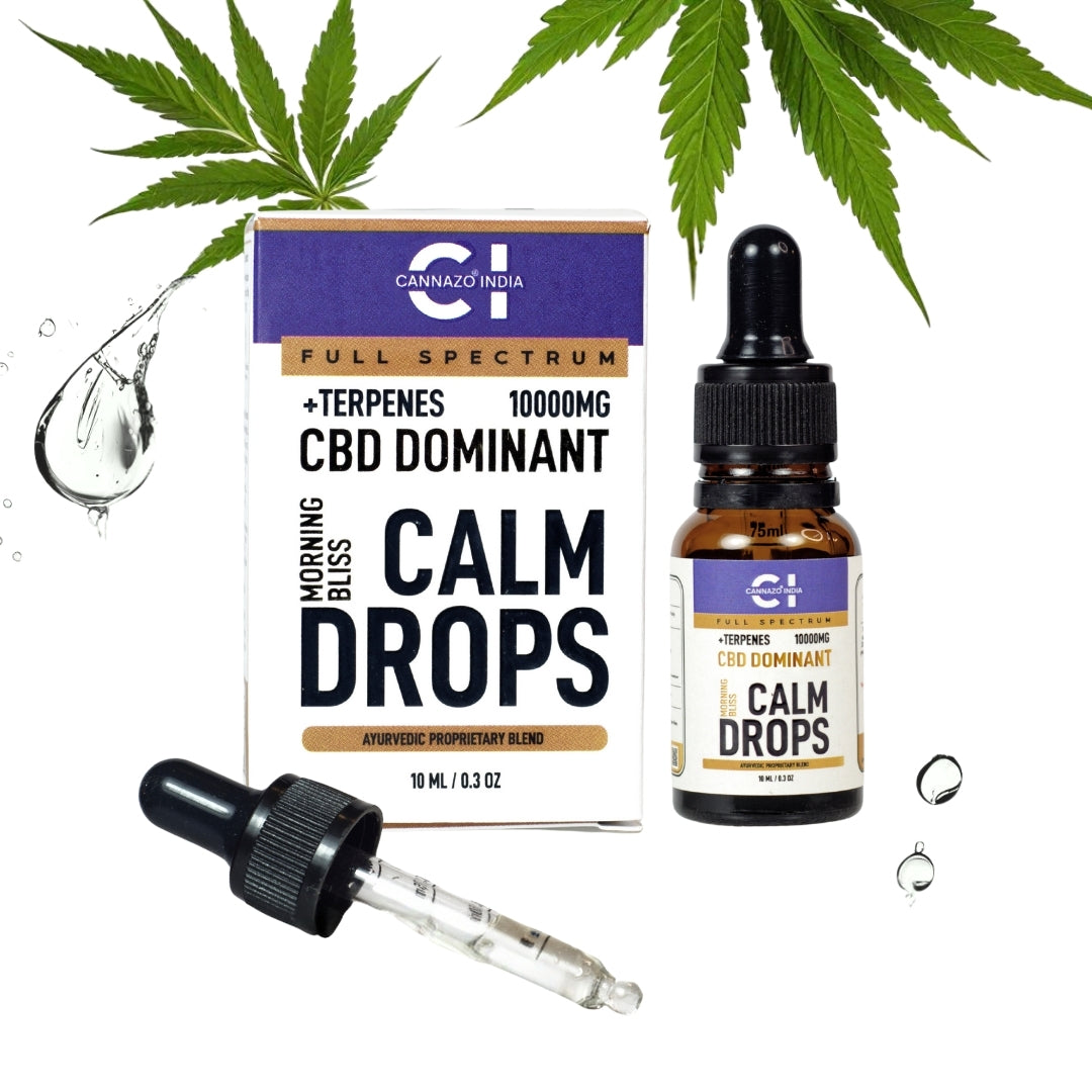 Cannazo India - Calm Drops CBD Dominant (Morning Bless) (10ml)