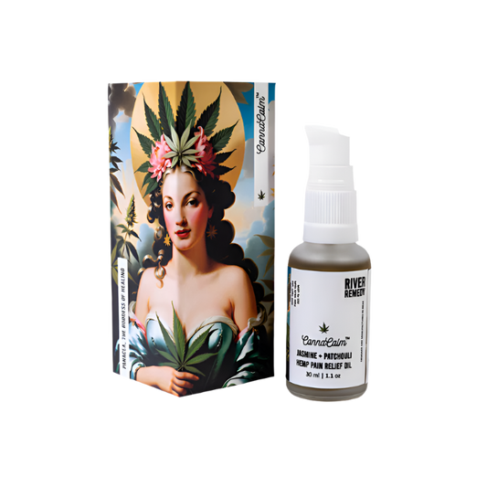 River Remedy - Hemp Pain Relief Oil (Jasmine + Patchouli) (30ml)