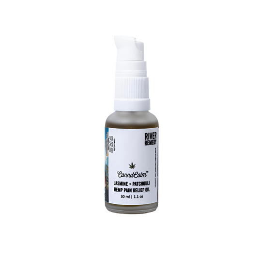 River Remedy - Hemp Pain Relief Oil (Jasmine + Patchouli) (30ml)