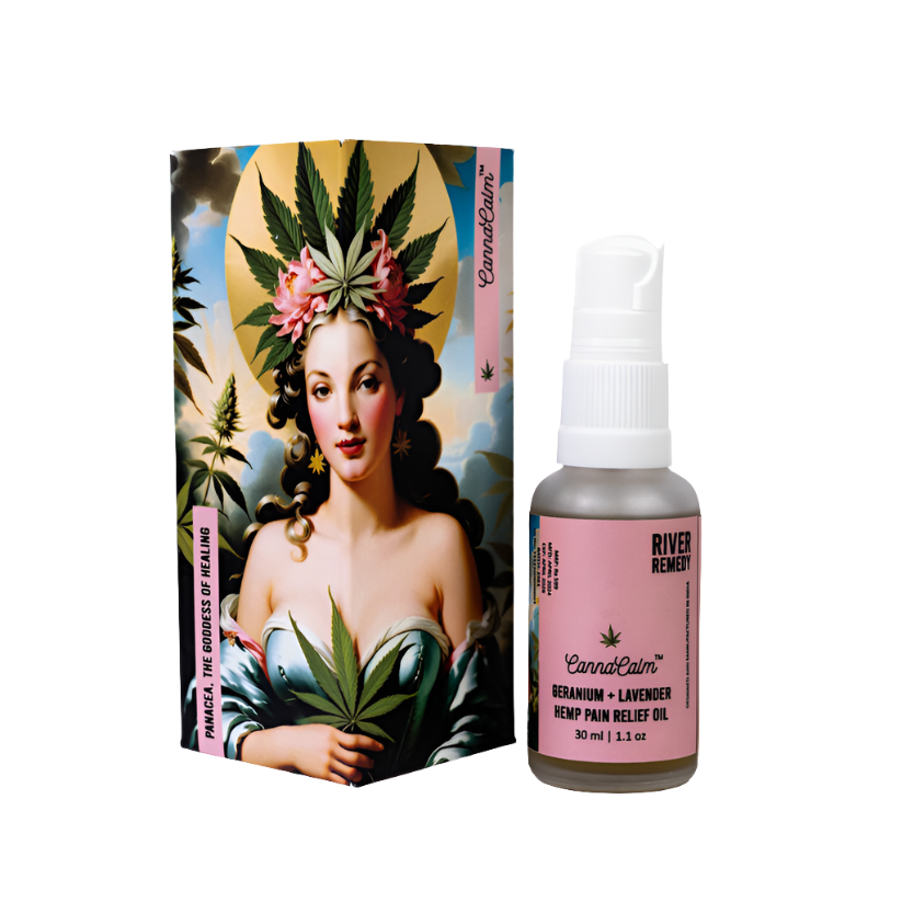 River Remedy - Hemp Pain Relief Oil (Geranium + Lavender) (30ml)