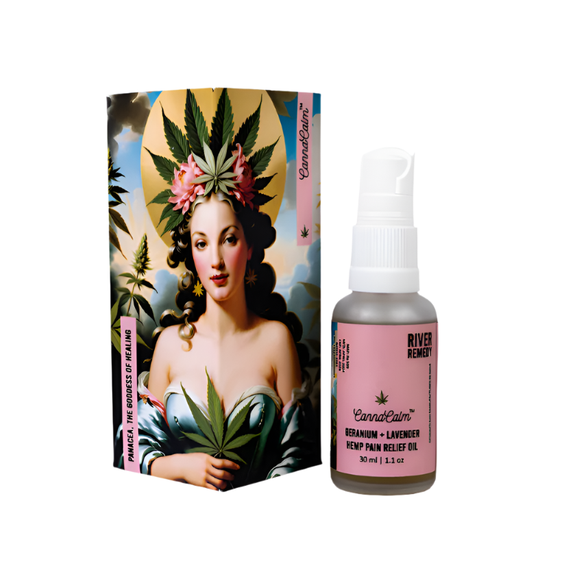 River Remedy - Hemp Pain Relief Oil (Geranium + Lavender) (30ml)