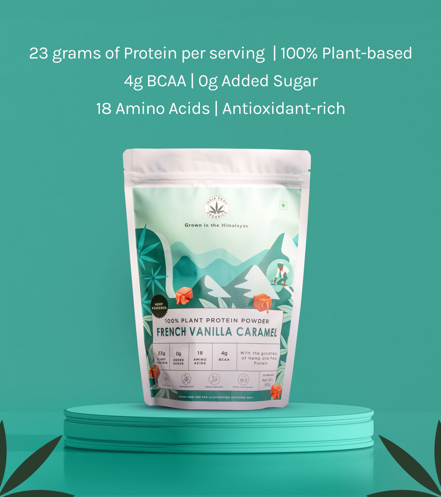 Hemp Protein - French Vanilla Caramel