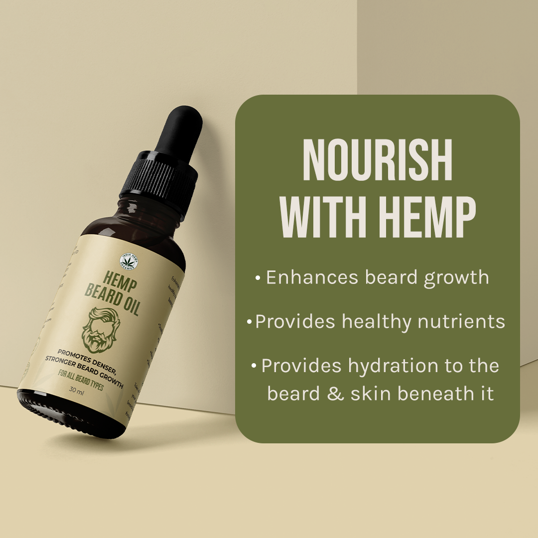 India Hemp Organics - Hemp Beard Oil (30ml)