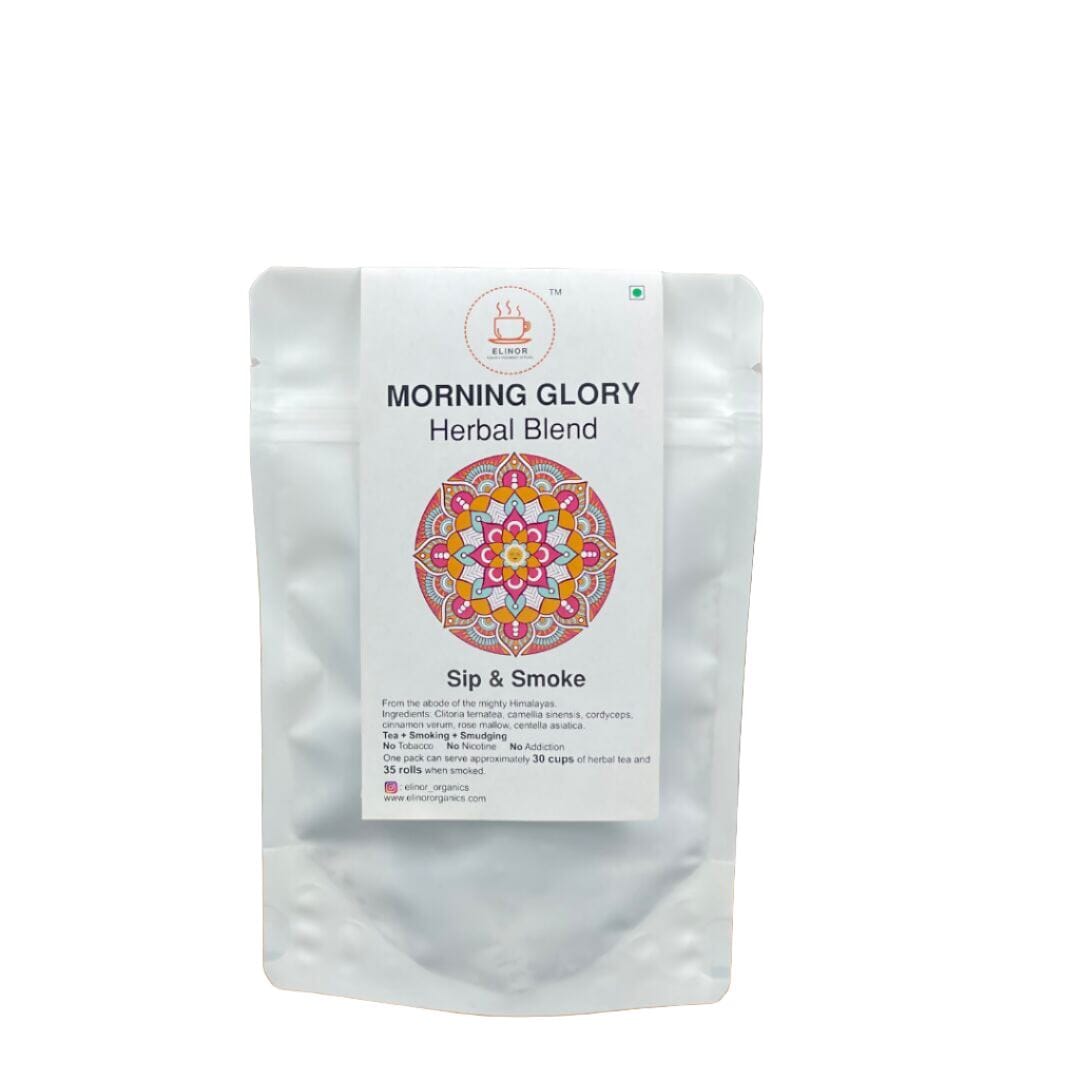 Buy Elinor Organics - Morning Glory (Herbal Blend) Herbal Smoke Blends | Slimjim India